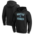 thumbnail image 1 of Men's Fanatics Black Seattle Kraken Big & Tall Victory Arch Pullover Hoodie, 1 of 3