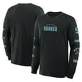 thumbnail image 1 of Men's Fanatics Black Seattle Kraken Boxed In Legacy Long Sleeve T-Shirt, 1 of 3