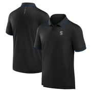 Men's Fanatics Black Seattle Kraken Front Office Move Mono Polo
