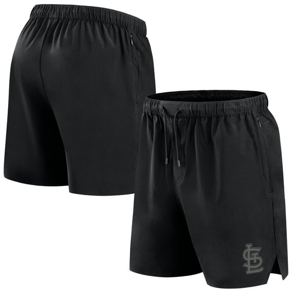 Men's Fanatics Black St. Louis Cardinals Front Office Micro Tonal Shorts
