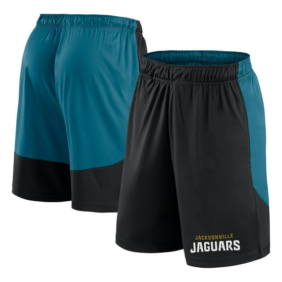 Men's Fanatics Black/Teal Jacksonville Jaguars Launch Shorts