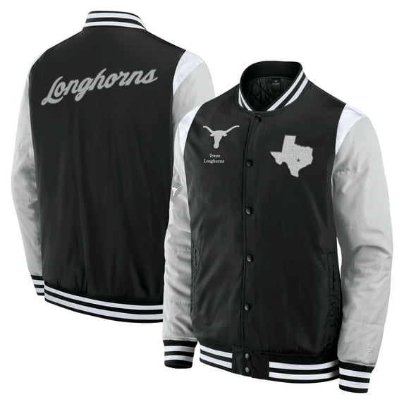 Men's Fanatics Black Texas Longhorns Elements-Elite Full-Snap Jacket