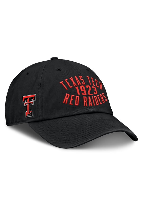 Men's Fanatics Black Texas Tech Red Raiders Archer Adjustable Hat
