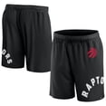 thumbnail image 1 of Men's Fanatics Black Toronto Raptors Free Throw Mesh Shorts, 1 of 3