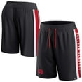 thumbnail image 1 of Men's Fanatics Black Toronto Raptors Referee Iconic Mesh Shorts, 1 of 3