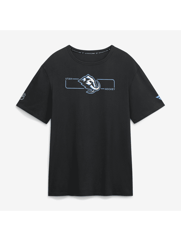 Men's Fanatics Black Utah Mammoth Authentic Pro Primary Logo T-Shirt