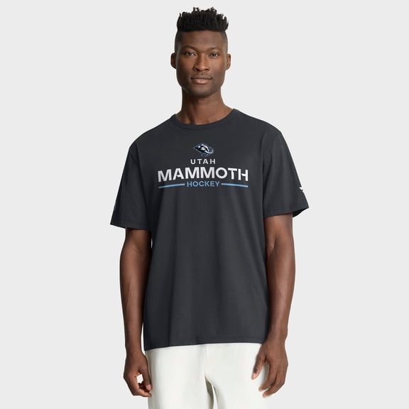 Men's Fanatics Black Utah Mammoth Authentic Pro Primary T-Shirt