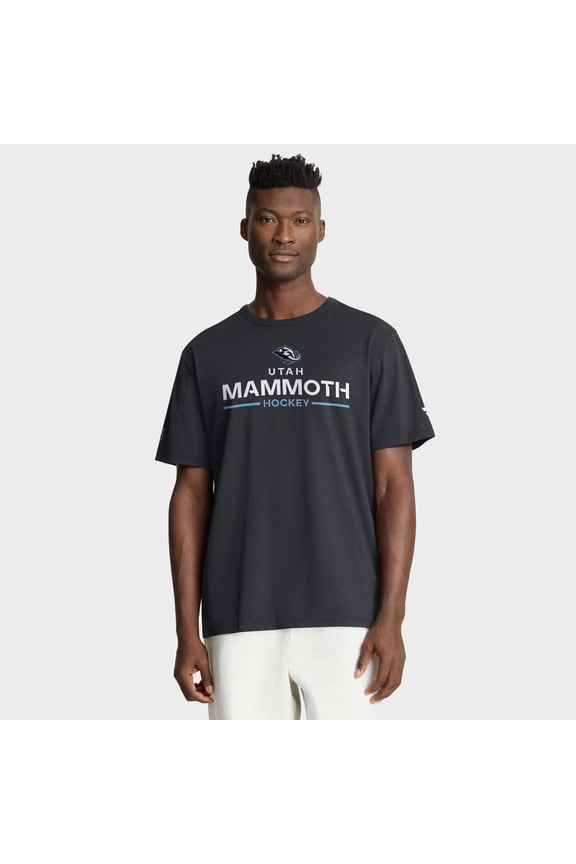 Men's Fanatics Black Utah Mammoth Authentic Pro Primary T-Shirt