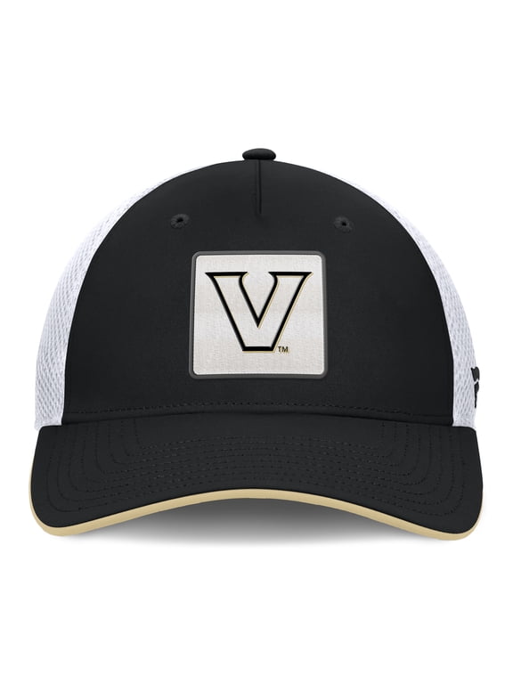 Men's Fanatics Black Vanderbilt Commodores 5-Panel Matter Flex Hat