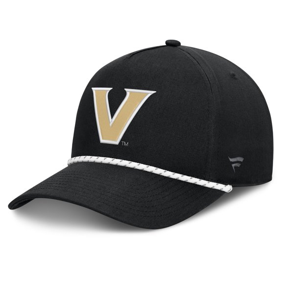 Men's Fanatics Black Vanderbilt Commodores Undertone Rope Adjustable Hat