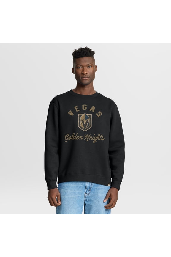 Men's Fanatics Black Vegas Golden Knights  Stickler Sweatshirt