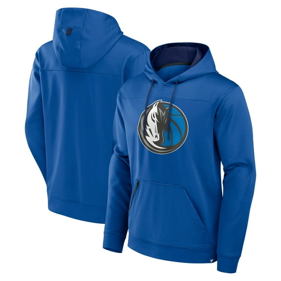 Men's Fanatics Blue Dallas Mavericks Reserve Defender Pullover Hoodie