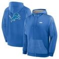 thumbnail image 1 of Men's Fanatics Blue Detroit Lions Checkdown Pass Full-Zip Hoodie, 1 of 2