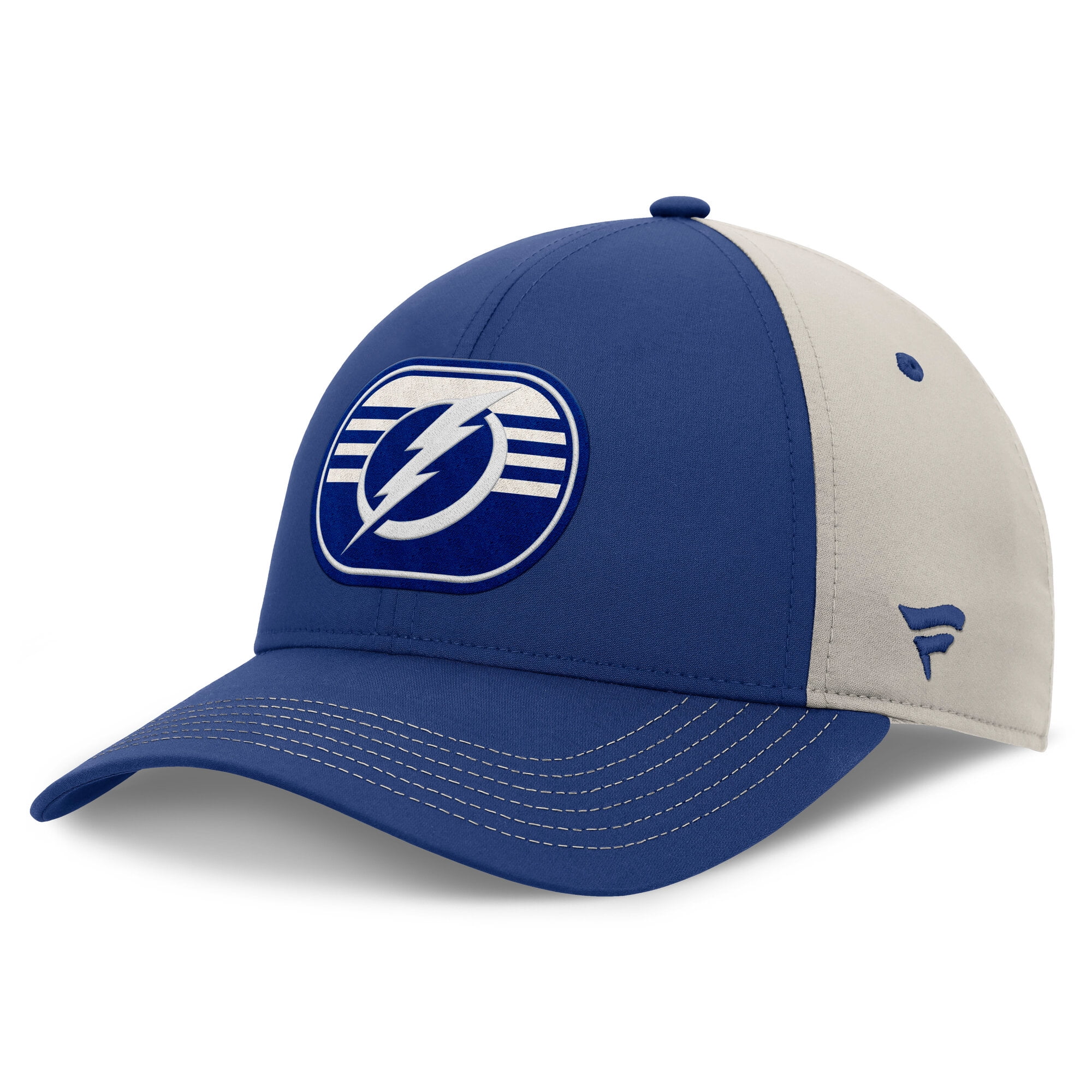 Men's  Fanatics  Blue/Gray Tampa Bay Lightning 2025 Stanley Cup Playoffs Locker Room Trucker Adjustable Hat