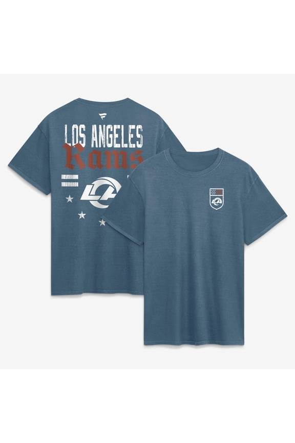 Men's Fanatics Blue Los Angeles Rams Washed Americana T-Shirt