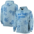 thumbnail image 1 of Men's Fanatics Blue New York Knicks Big & Tall Wordmark Cloud Dye Pullover Hoodie, 1 of 3