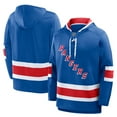 thumbnail image 1 of Men's Fanatics Blue New York Rangers Prime Time Fleece Hoodie, 1 of 4