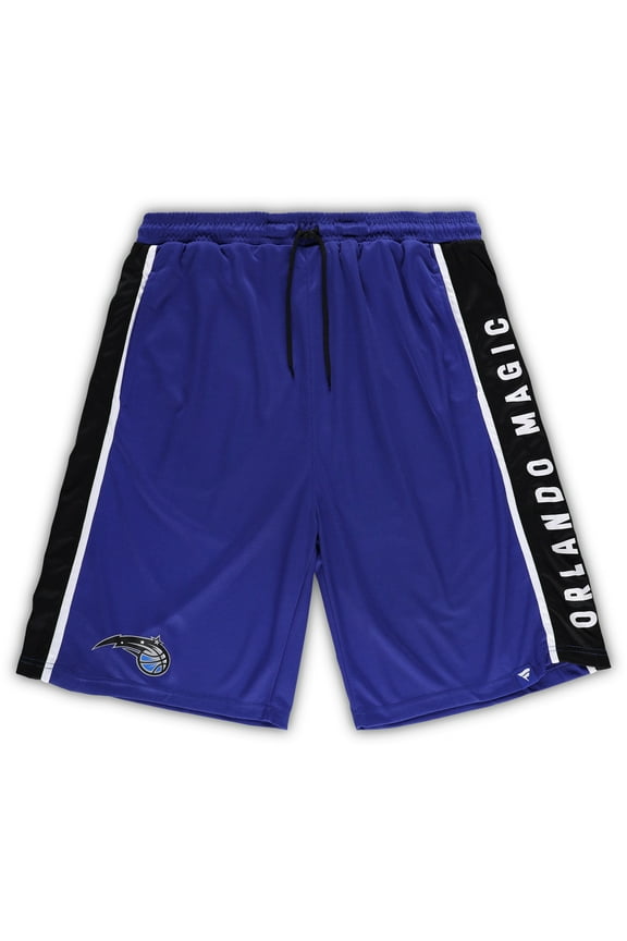 Men's Fanatics Blue Orlando Magic Big & Tall Referee Iconic Mesh Shorts