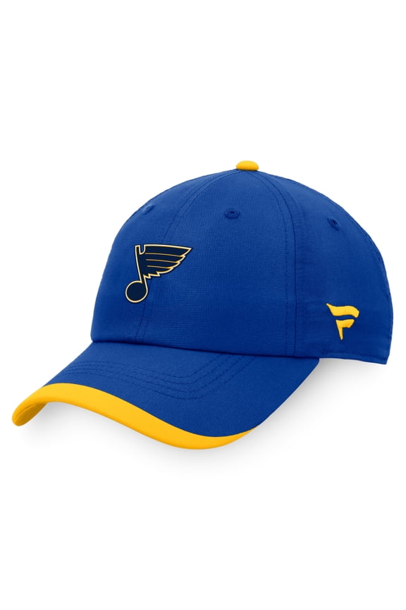 Men's Fanatics Blue St. Louis Blues Authentic Pro Rink Pinnacle Adjustable Hat