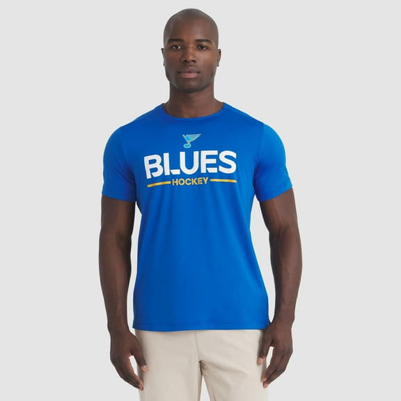 Men's Fanatics Blue St. Louis Blues Authentic Pro Rink Tech T-Shirt