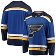 thumbnail image 1 of Men's Fanatics Blue St. Louis Blues Breakaway Home Jersey, 1 of 3