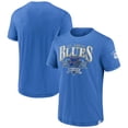 thumbnail image 1 of Men's Fanatics Blue St. Louis Blues Heritage Elusive Slub T-Shirt, 1 of 3