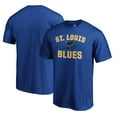 thumbnail image 1 of Men's Fanatics Blue St. Louis Blues Team Victory Arch T-Shirt, 1 of 3