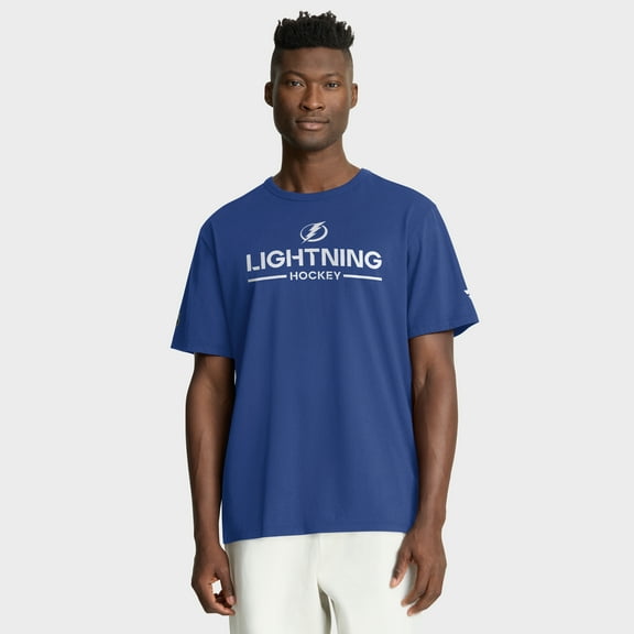 Men's Fanatics Blue Tampa Bay Lightning Authentic Pro Primary T-Shirt