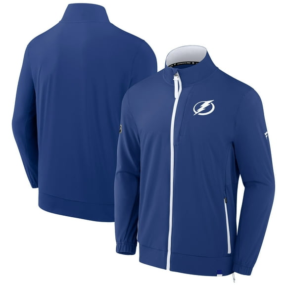 Men's Fanatics  Blue Tampa Bay Lightning Authentic Pro Rink Coaches Full-Zip Jacket