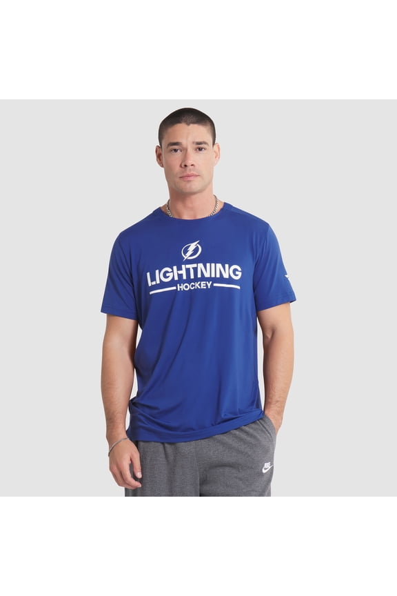 Men's Fanatics Blue Tampa Bay Lightning Authentic Pro Rink Tech T-Shirt