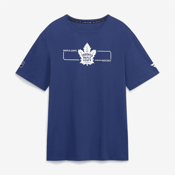 Men's Fanatics Blue Toronto Maple Leafs Authentic Pro Primary Logo T-Shirt