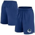 thumbnail image 1 of Men's Fanatics  Blue Vancouver Canucks Authentic Pro Tech Shorts, 1 of 4