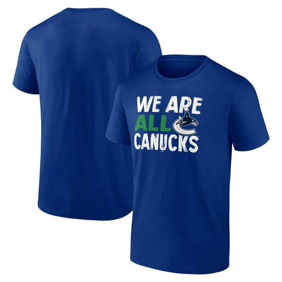 Men's Blue Vancouver Canucks Hometown Collection Push Ahead T-Shirt