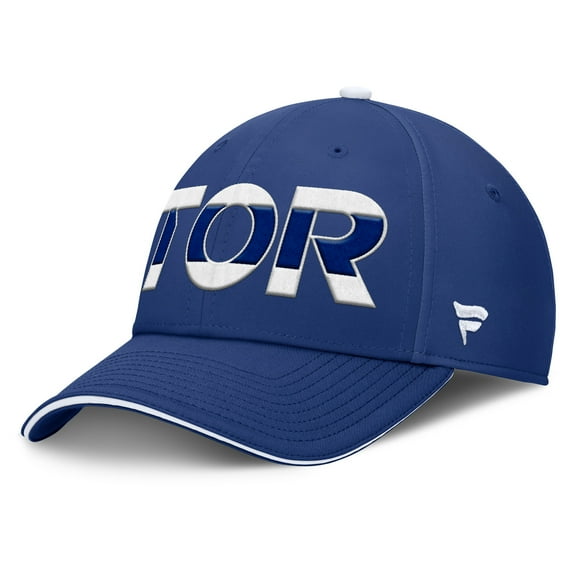 Men's Fanatics Blue/White Toronto Maple Leafs Authentic Pro Rink Team Code Flex Hat