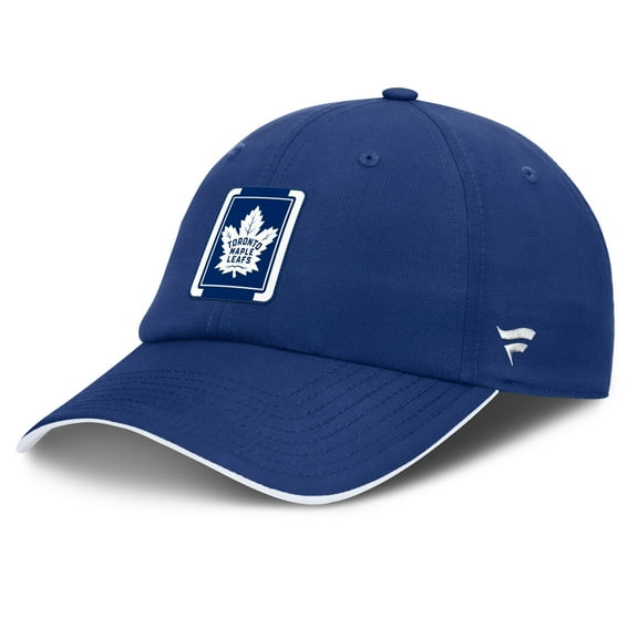 Men's Fanatics Blue/White Toronto Maple Leafs Authentic Pro Ripstop Adjustable Hat