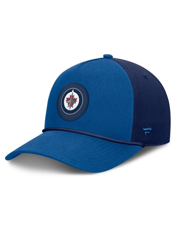 Men's Fanatics Blue Winnipeg Jets Authentic Pro Rink A-Frame Adjustable Hat