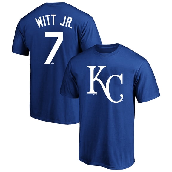 Men's Fanatics Bobby Witt Jr. Royal Kansas City Royals Big & Tall Player Name & Number T-Shirt