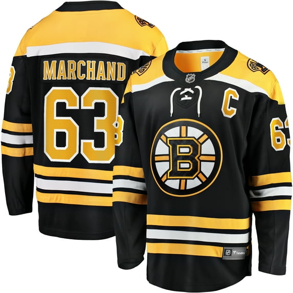 Men's Fanatics Brad Marchand Black Boston Bruins Home Breakaway Jersey