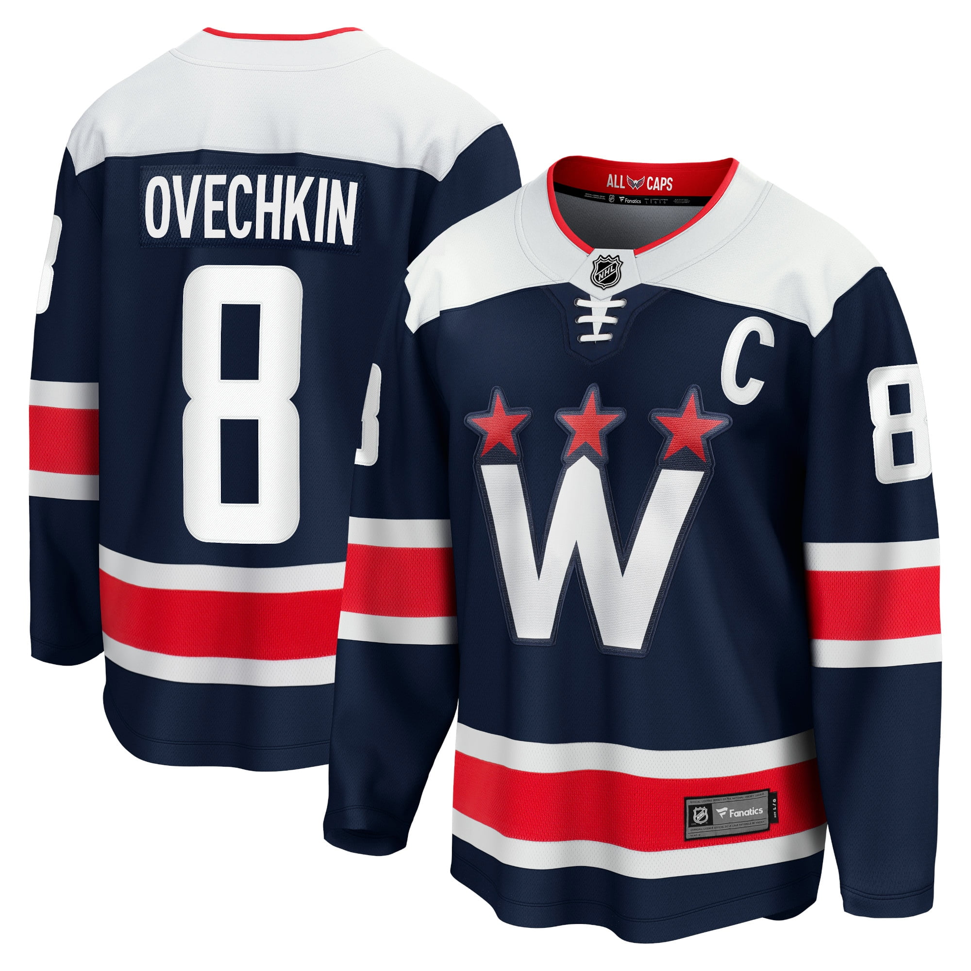 Alexander Ovechkin Washington Capitals Fanatics Authentic Autographed Navy  Fanatics Branded Alternate Breakaway Jersey