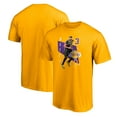 thumbnail image 1 of Men's Fanatics Branded Anthony Davis Gold Los Angeles Lakers Pick & Roll T-Shirt, 1 of 3