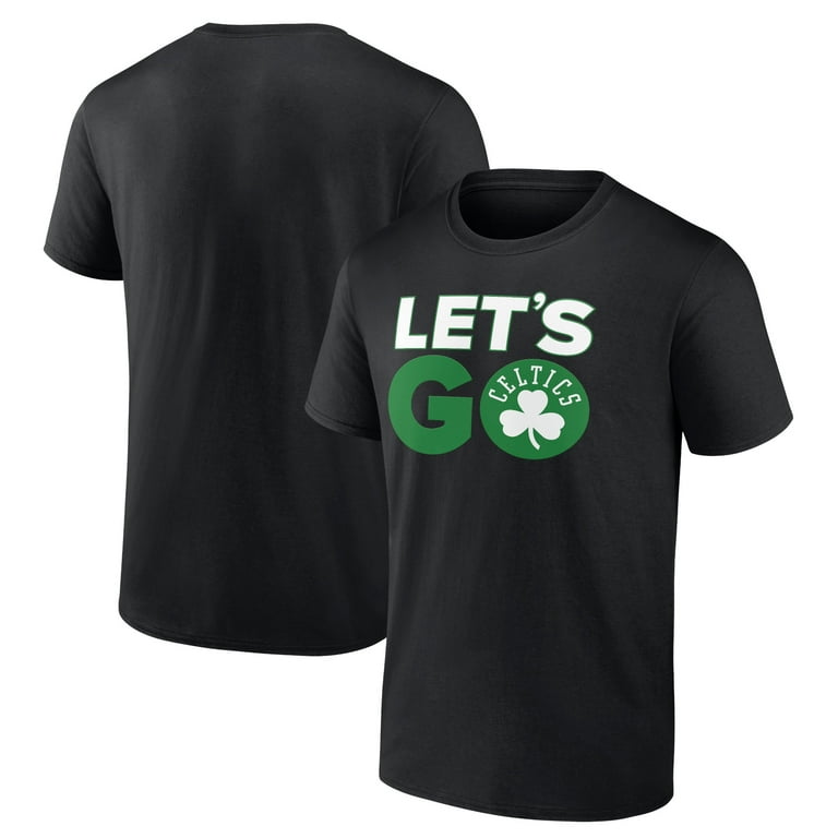 Men's Fanatics Branded Black Boston Celtics Hometown Collection Let's Go  T-Shirt 