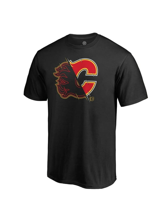 Men's Fanatics Branded Black Calgary Flames X-Ray T-Shirt