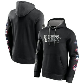 Men's Fanatics Branded Black Chicago White Sox High Cheddar Short Sleeve Pullover Hoodie