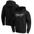 Men's Black Chicago White Sox Official Wordmark Fitted Pullover Hoodie