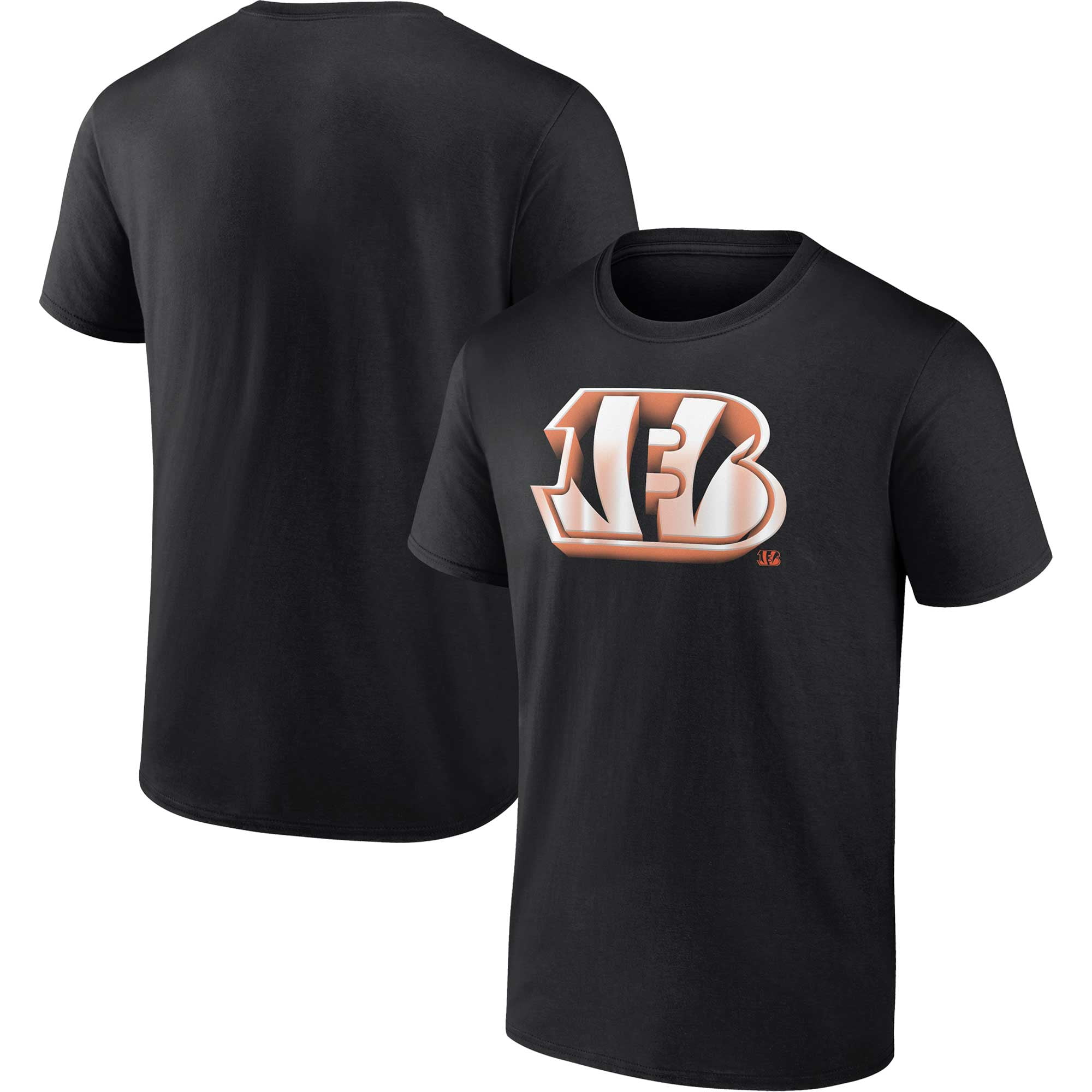 Men's Fanatics Branded Black Cincinnati Bengals Chrome Dimension T