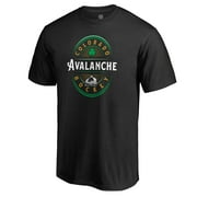 Men's Fanatics Branded Black Colorado Avalanche St. Patrick's Day Forever Lucky T-Shirt