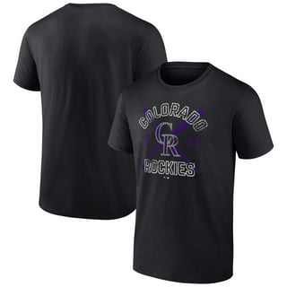 Colorado Rockies T Shirts in Colorado Rockies Team Shop Black