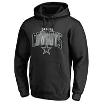 Men's Black Dallas Cowboys Arch Smoke Pullover Hoodie