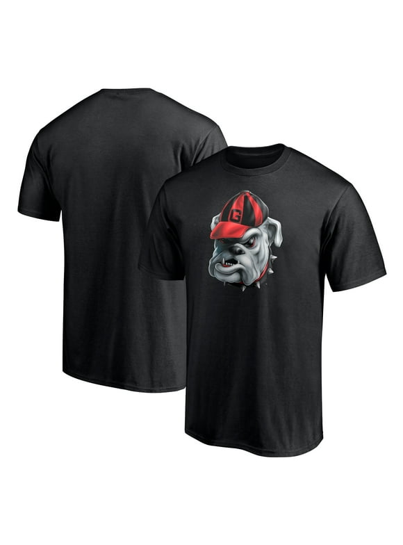 Men's Fanatics Branded Black Georgia Bulldogs Team Midnight Mascot T-Shirt