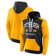 thumbnail image 1 of Men's Fanatics Black/Gold Pittsburgh Pirates Chip In Pullover Hoodie, 1 of 3